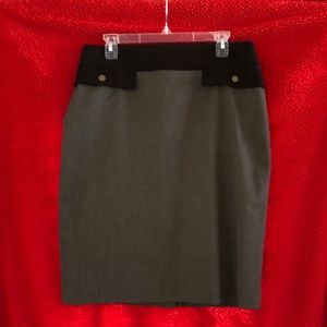 Doncaster Skirt - Size 12 - Brown Two-Tone